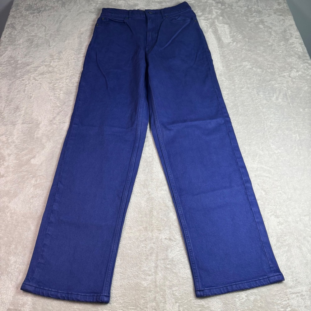 NEW Everlane The Way-High Jean Straight Blue 28 Tall High Rise Organic Cotton